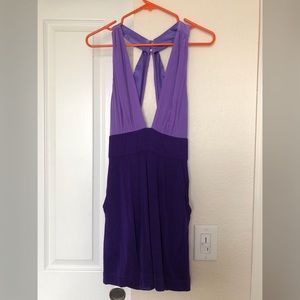 Purple bebe dress